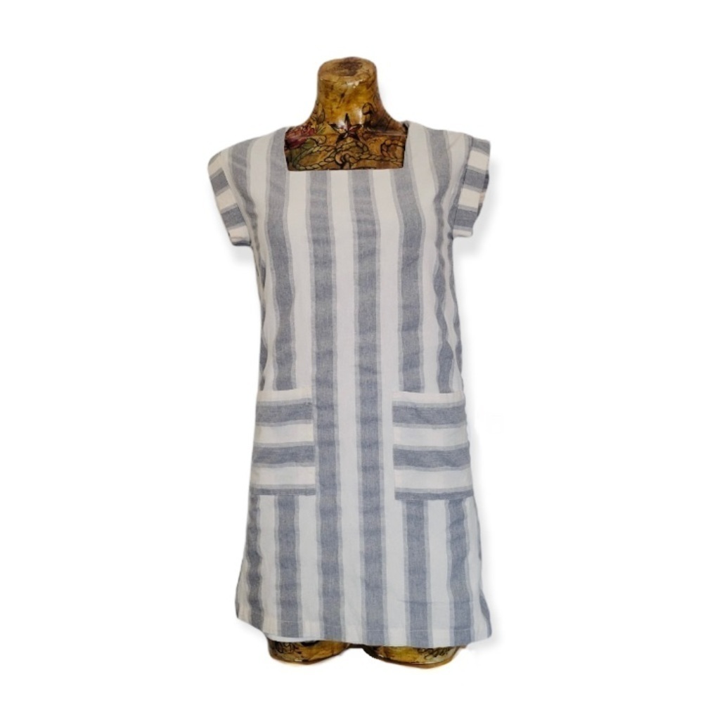 & Merci dress striped box mini SMALL short sleeves summer